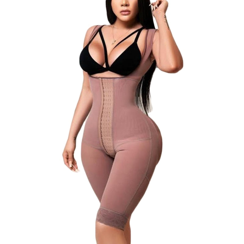 Fajas Colombianas Post Surgery Shapewear Compression Slimming Girdle Woman Flat  Stomach Lace Shaper Skims Shorts Bodyshaper